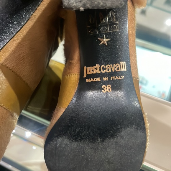 Just Cavalli Ankle Boots Fur Leather - Picture 12 of 12